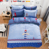 纯棉单人床单三件套被套1.2m床品床上用品1.5米夏季学生宿舍儿童3