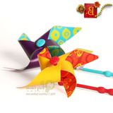 rq美国B.Toys 户外儿童玩具大风车轮 彩色风车传统玩具两个装 3岁