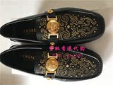 香港代购 专柜正品Versace/范思哲男鞋 美杜莎正装商务休闲皮鞋