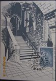 比利时1965年阿夫利赫姆修道院楼梯  极限片