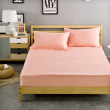 全棉床笠单件纯棉斜纹纯色素色单双人1.2 1.5 1.8m米床防滑床罩套