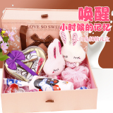 大白兔奶糖德芙巧克力礼盒装小朋友生日零食礼物送闺蜜三八情人节