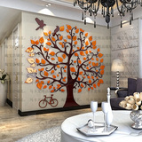 大树，3D水晶立体墙贴客厅电视墙亚克力贴画卧室温馨背景墙贴客厅