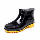 春秋季牛筋时尚雨鞋男士短筒防滑耐磨防水单雨靴水鞋塑胶鞋套鞋子