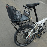 出口日本正品自行车电动车儿童坐椅宝宝安全后座椅新款加长可篮筐