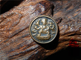 藏传利玛铜擦擦佛像 《B》直径2.02cm 文玩宗教造像 法器护佑安康