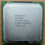Intel P4 630 3.0/2M/800/775针 奔腾4 3.0G 超线程 CPU