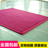 珊瑚绒地毯客厅可定制儿童爬行垫瑜伽折叠防滑垫茶几垫榻榻米地垫