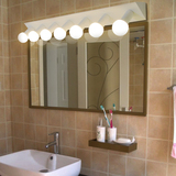 美式简约防水雾led镜前灯浴室镜柜镜灯厕所卫生间梳妆台化妆壁灯