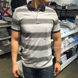Lynda美国正品代购Calvin KleinCK男士纯棉短袖T恤polo衫