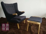 泰迪熊椅Teddy Bear Chair北欧设计师Hans Wegner创意休闲沙发椅
