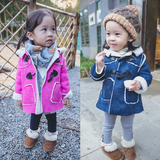 2016女童外套加厚春秋装宝宝儿童童装开衫冬装上衣0-1-2-3-4岁