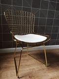 北欧宜家电脑椅美式铁艺镂空洽谈椅伊姆斯设计师椅现代餐椅靠背椅