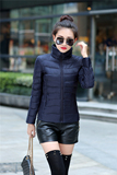 2015韩版新款羽绒服女短款修身立领超轻薄大码休闲显瘦外套