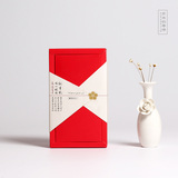 中式文艺创意长方形红色包装盒满月婚庆结婚喜糖盒子批发 纸盒