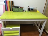 特价实木美甲桌儿童桌椅台式桌实木电脑桌幼儿园批发书桌椅子组合