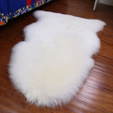 澳洲进口羊毛地毯整张羊皮客厅卧室床边地毯羊毛沙发垫飘窗垫定做