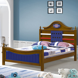 欧式环保全实木高低床子母床双层床上下铺组合儿童床套房家具
