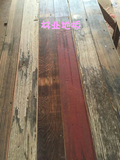 欧美复古乡村工装酒吧做旧木地板二手纯实木翻新实木美松老地板