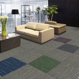 特价广州办公室地毯商务专用耐磨加厚沥青底拼块方块地毯望浦W60