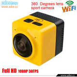 特价360度全景数码摄像机高清迷你运动相机无线WIFI自拍DV记录仪