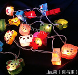 泰国灯 纸灯笼动物图案彩灯 室内彩灯 儿童房灯 六一儿童节礼物