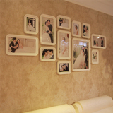 鸿莲 亚克力12组合照片墙 时尚小墙面 相片墙相框墙创意组合