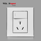 TCL开关 插座 开关面板 TCL罗格朗 A8系列 一开16A带开关空调插座
