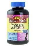 美国直邮Nature Made Prenatal Multi+DHA 孕妇综合维生素 150粒