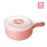 比亲 BQ-0165  加热冷藏两用碗 大 带盖 婴儿碗 微波炉 婴儿餐具