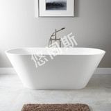 独立式浴缸 人造石浴缸/人造陶瓷浴缸 1.7米精工玉石浴缸 T573
