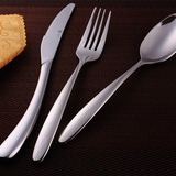 西餐刀叉勺套装 加厚不锈钢刀叉组 叉子勺子餐刀牛排刀叉咖啡勺