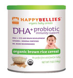 【美国直邮】Happybaby一段有机糙米粉 添加DHA和益生菌 198克