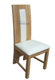 芬米兰时尚白子实实木餐椅软包贵族豪华椅子现餐厅椅酒店会所咖啡