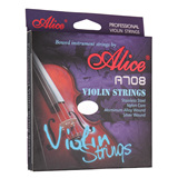 Alice 爱丽丝A708 尼龙芯小提琴弦 小提琴琴弦 4弦纯银缠绕
