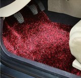 汽车脚垫现代瑞纳专用索纳塔金丝绒脚垫雅绅特朗动冰丝长毛地毯