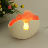 水晶盐灯喜马拉雅s级创意可调光线陶瓷欧式台灯卧室床头包邮正品
