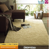 日式丝毛地毯 长毛绒面防滑 客厅卧室地毯 地垫 椅垫玄关垫 3色
