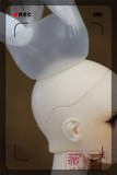 BJD硅胶头套夜萝莉 BJD/SD娃娃专用固定假发头套/防染色三分