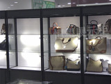 上海精品展示柜定制 钱包皮包展示柜 包包陈列柜 箱包展柜 鞋包柜