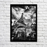 巴黎铁塔 英国伦敦风景海报装饰画客厅卧室书房有框画挂画C315