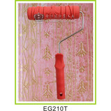 硅藻泥电视背景墙 硅藻泥施工工具 7寸橡胶压花滚筒模具EG210T
