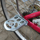 自行车电动车后座椅脚踏板后脚蹬 可折叠加厚型 可放脚