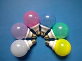 中山厂家直销G80LED球泡彩色球形PC灯泡节能灯泡外壳套件LED套件