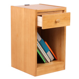 实木小床头柜简约30cm简易斗柜田园多功能小户型书柜窄柜收纳包邮