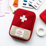 旅行必备急救药品收纳包 迷你外出旅游车载药物收纳包杂物袋小