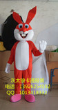 复活节兔子毛绒卡通人偶服装成人演出服迪士尼动漫周边红色免道具