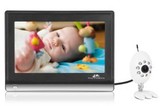 无线婴儿监护器 婴儿监控 无线监控 7寸大屏幕显示 家用监控套装