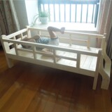 儿童床实木小孩床男孩女孩松木床带护栏儿童家具可定做