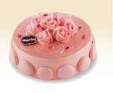 520母亲节蛋糕哈根达斯冰淇淋蛋糕 玫瑰馨语生日蛋糕上海蛋糕速递